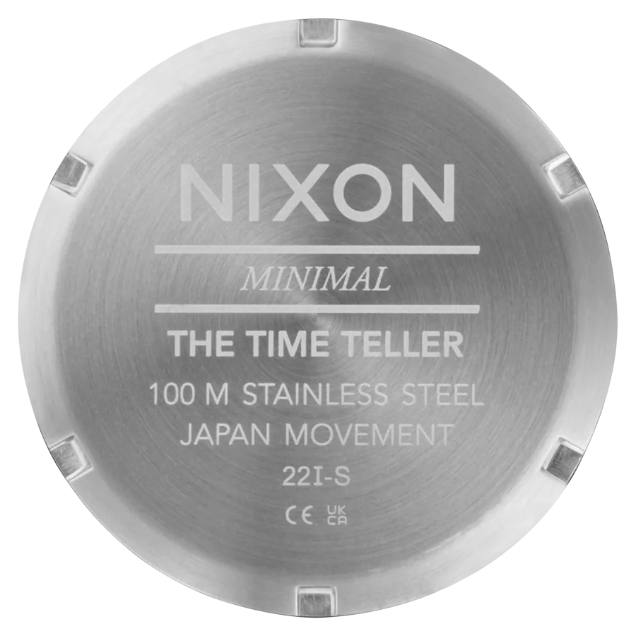 Montre NIXON Time Teller Orange/Argent