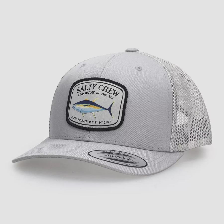 Casquette SALTY CREW Pacific retro trucker grey